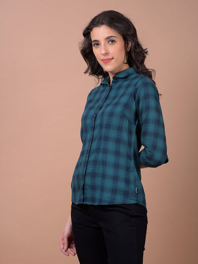 Green Checked Shirt