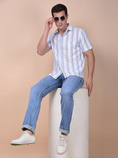 Urban Straight Blue Straight Jeans