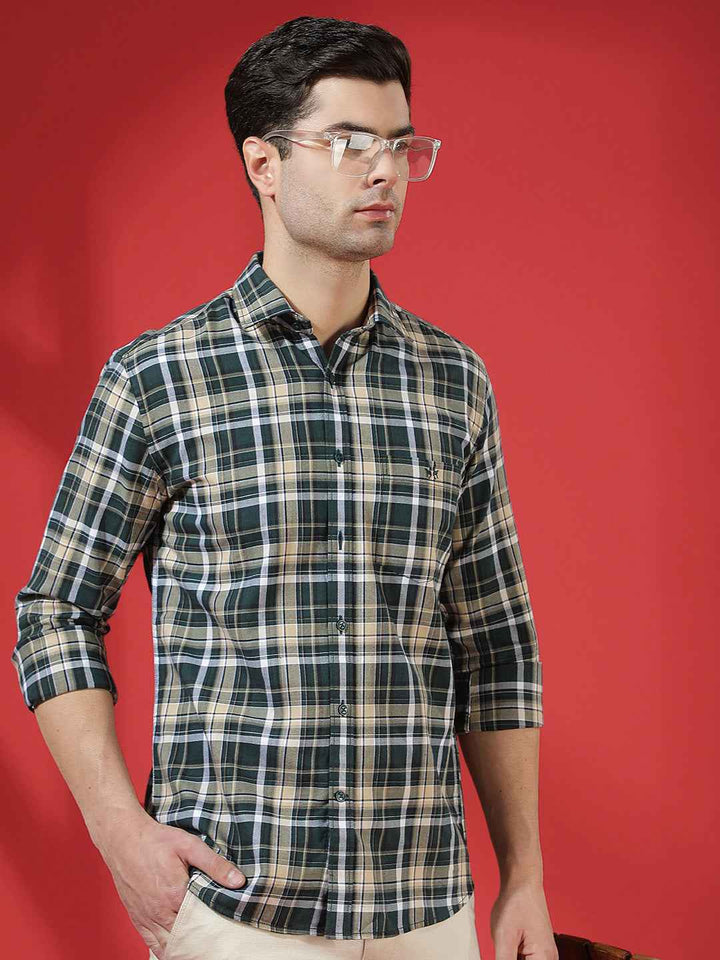 FreshGreen Checked Shirt
