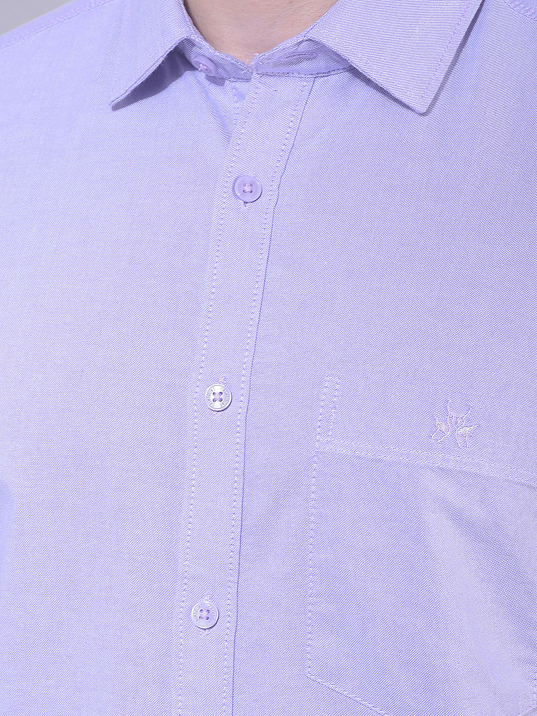 Purple 100% Cotton Shirt