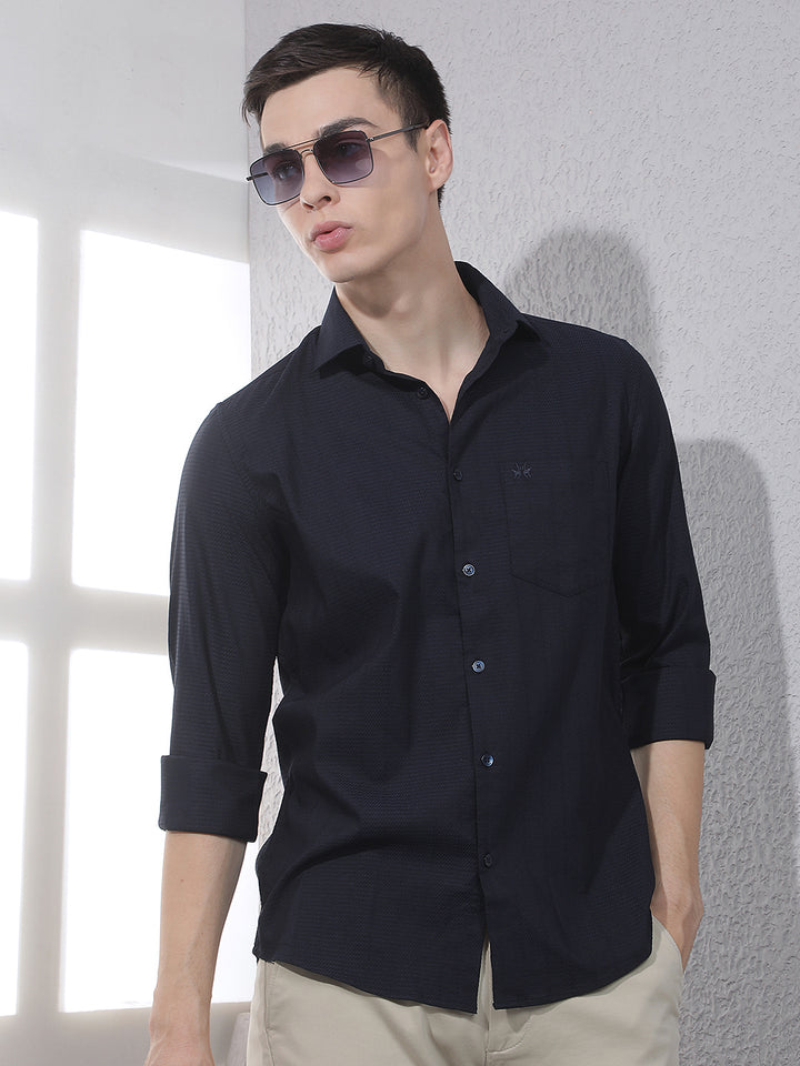 Urban Anchor Blue Navy Blue Shirt