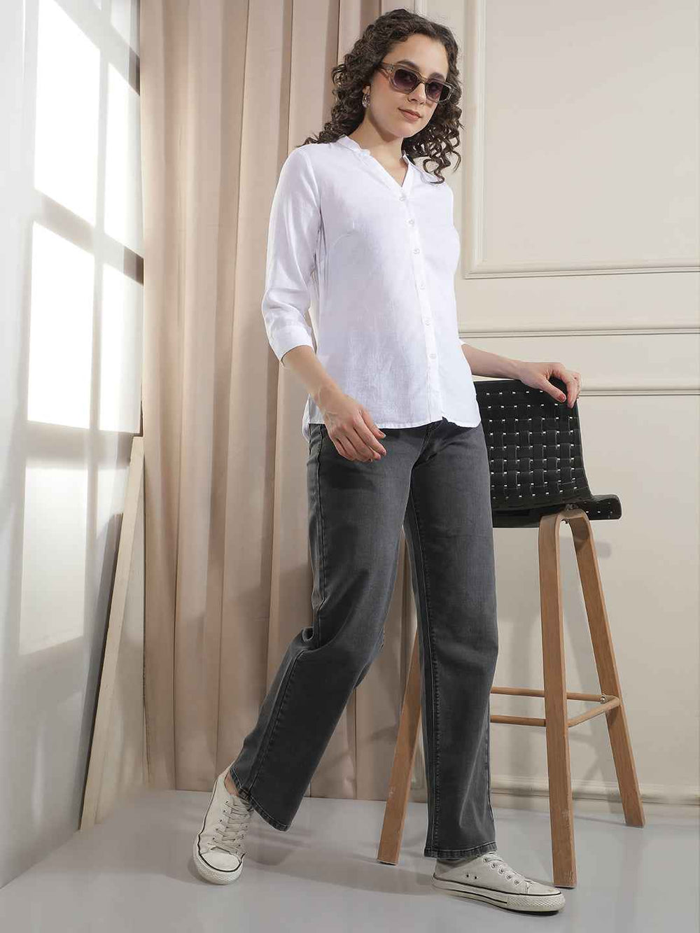 Airy White Linen Shirt
