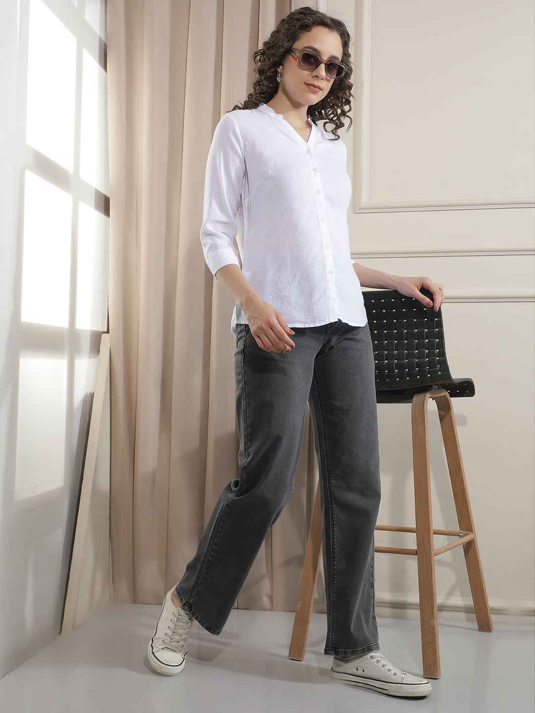 Airy White Linen Shirt