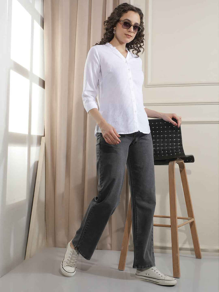 Airy White Linen Shirt