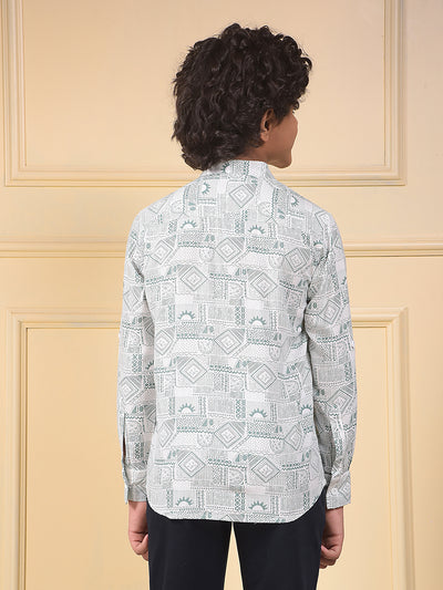 Luxe Green Printed Kurta