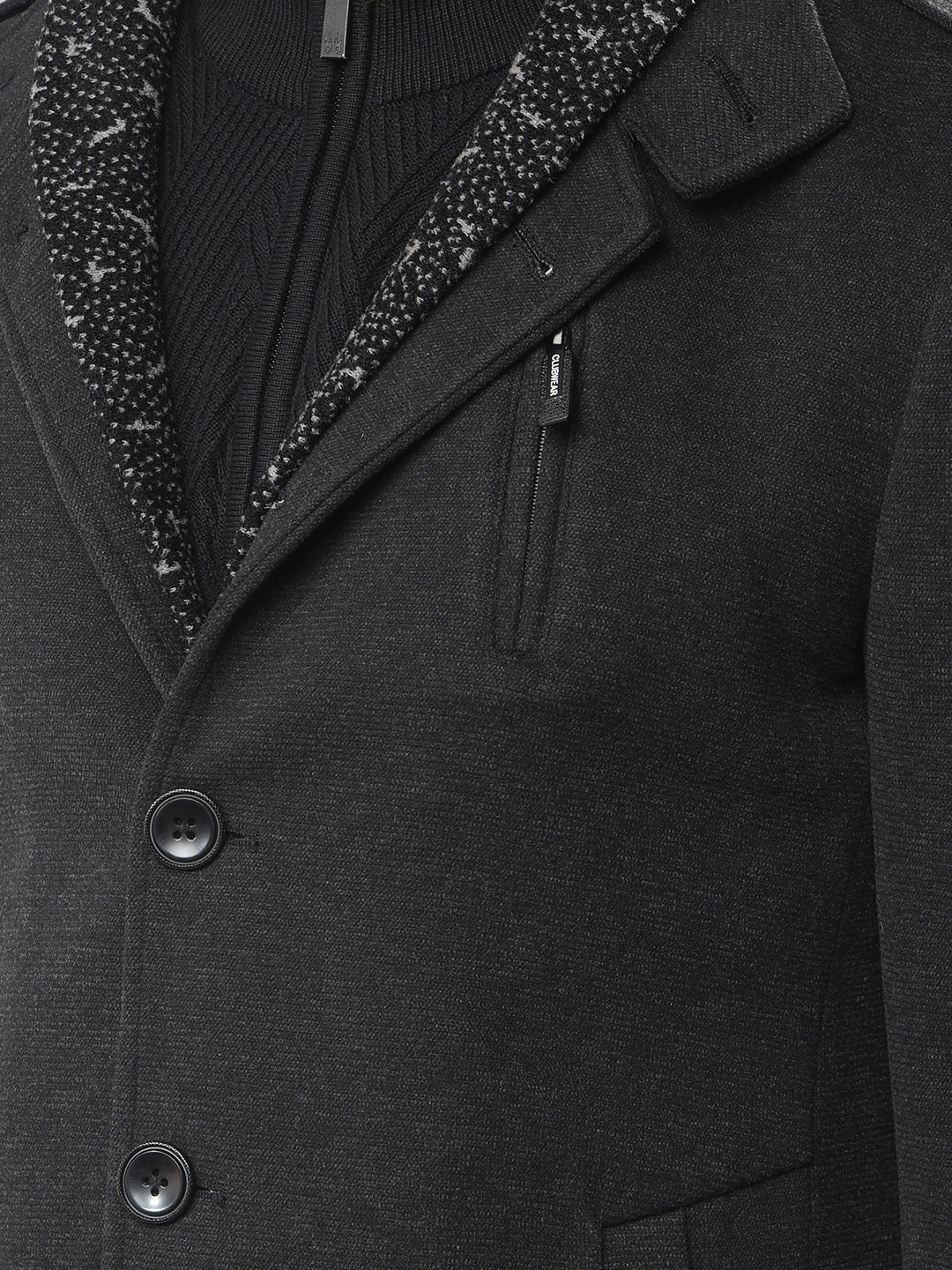 Timeless Black Classic Overcoat