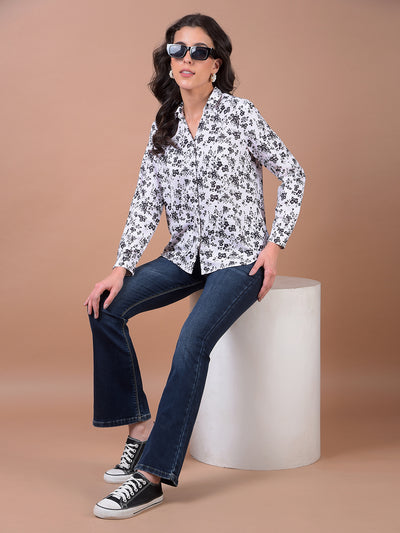 Blue Bootcut Jeans