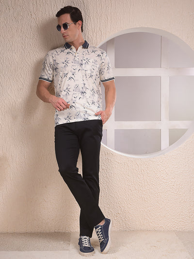Softedge Casual Chinos Black Trousers