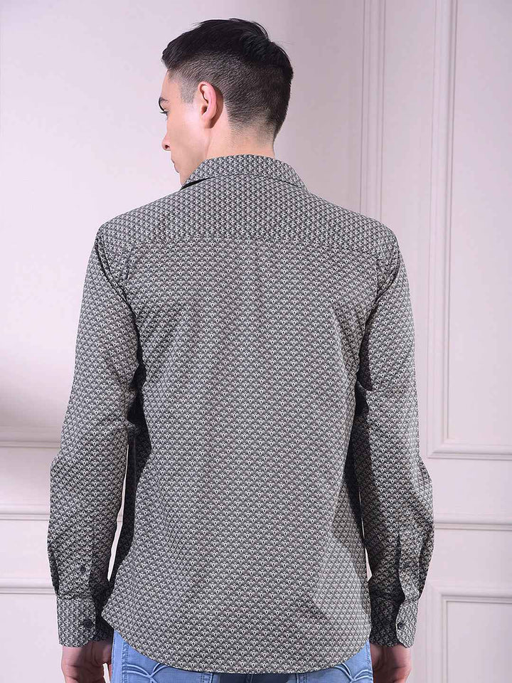 Black Printed Shirt