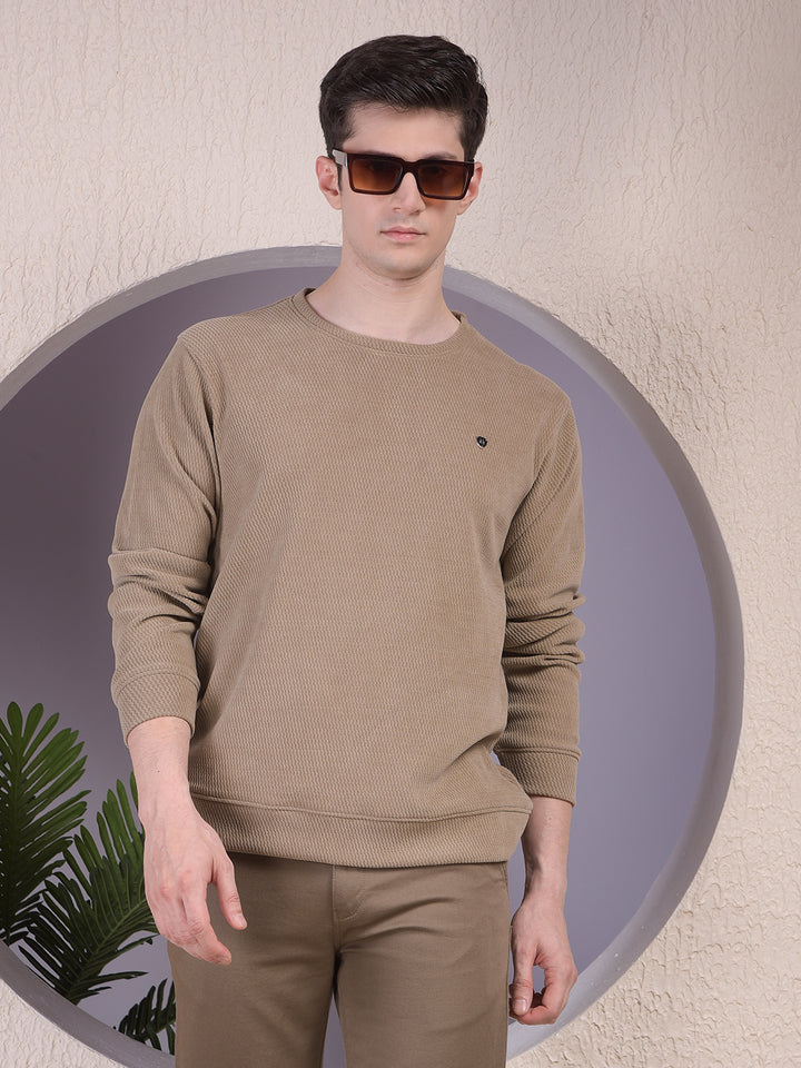 Desert Haze Textured Sweatshirt