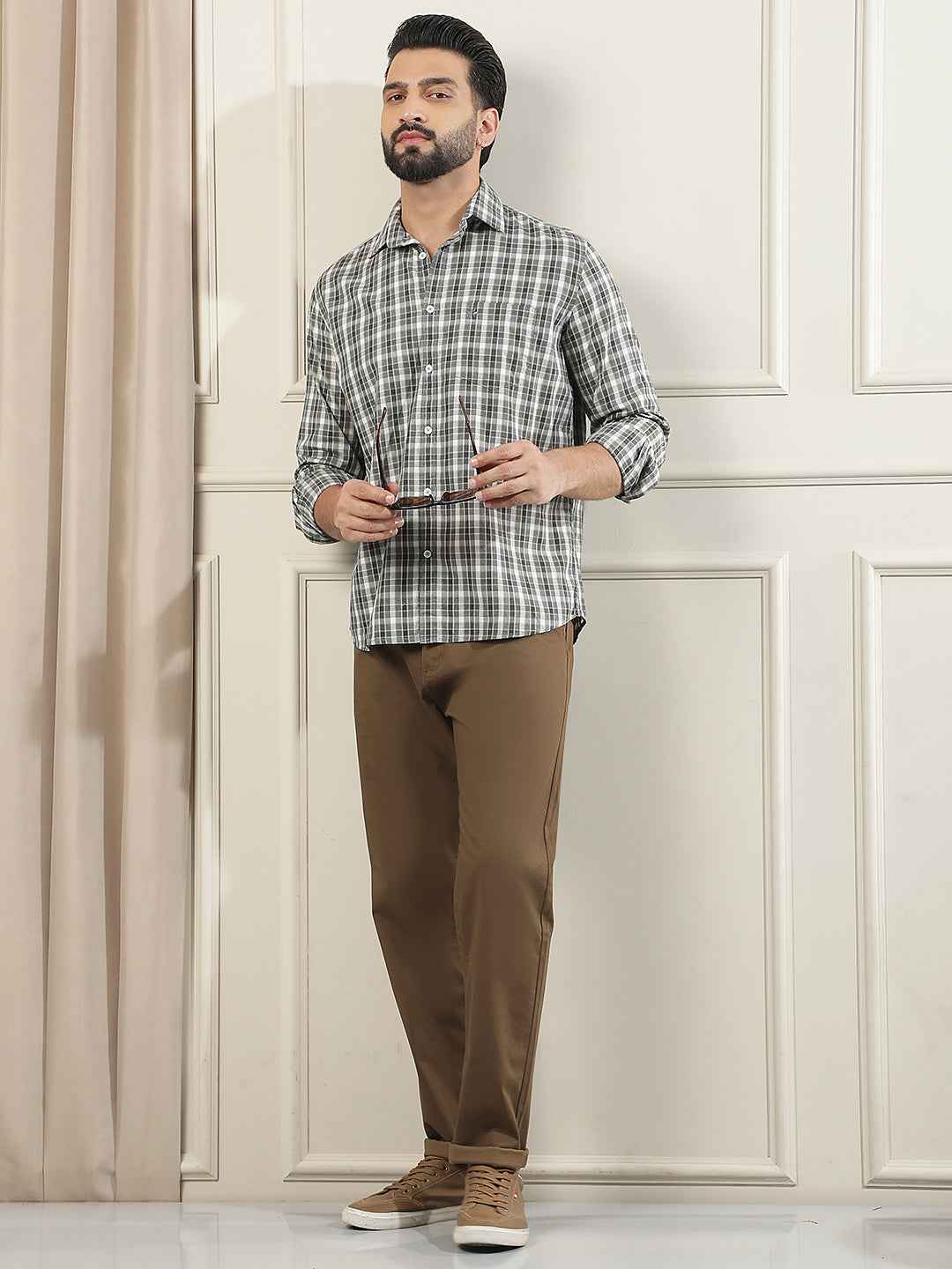 Brown Smart Casual Trousers
