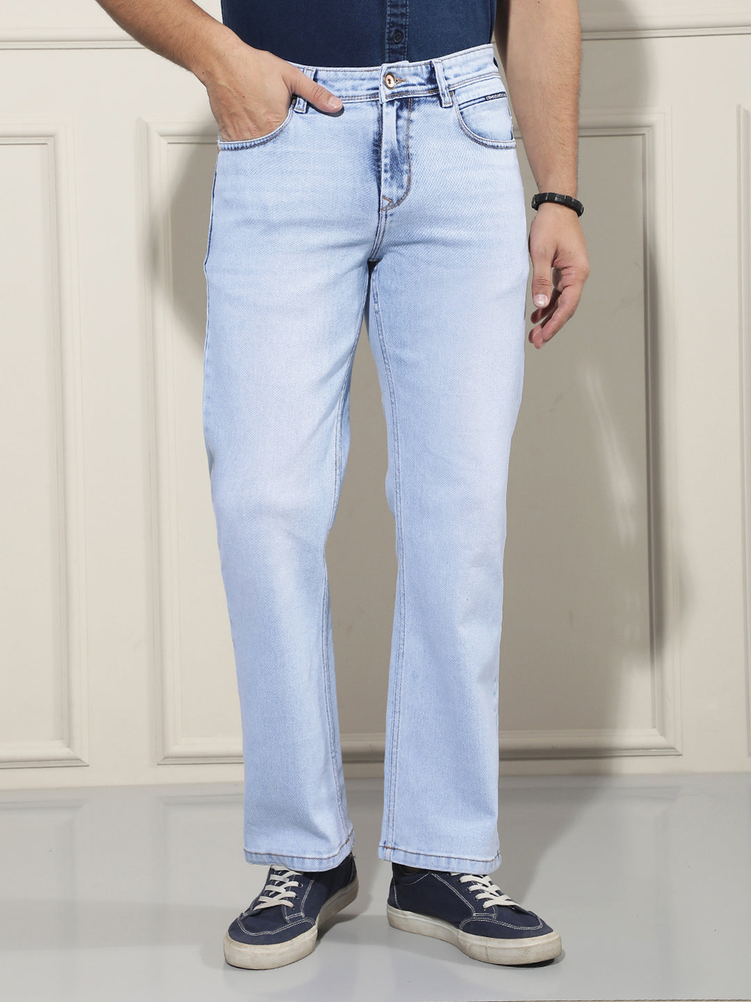 Sky Blue Baggy Jeans