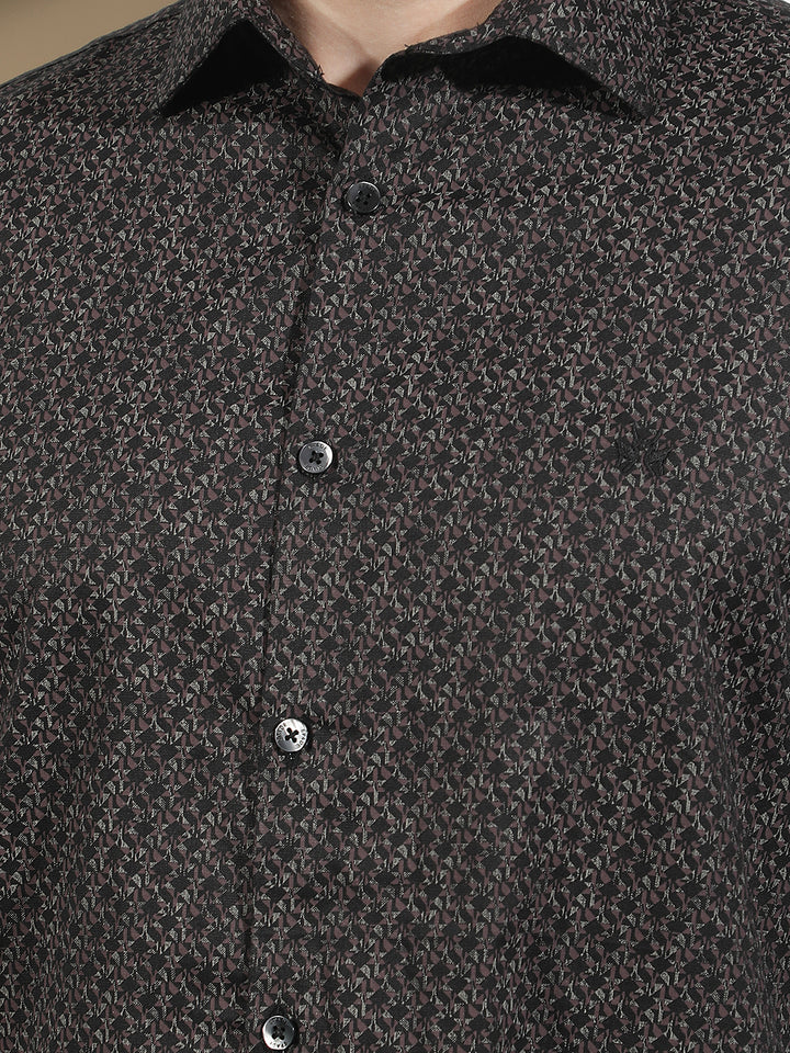 Wine Printed Shirt