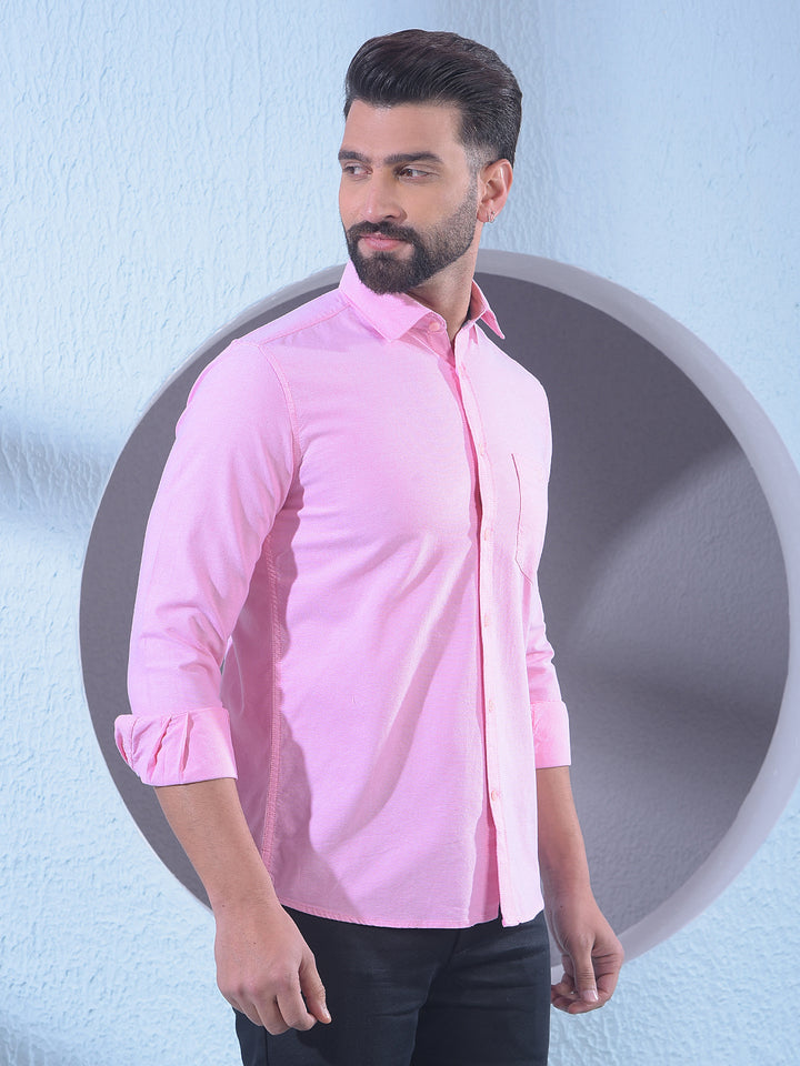 Pink 100% Cotton Shirt