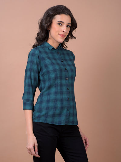 Green Checked Shirt