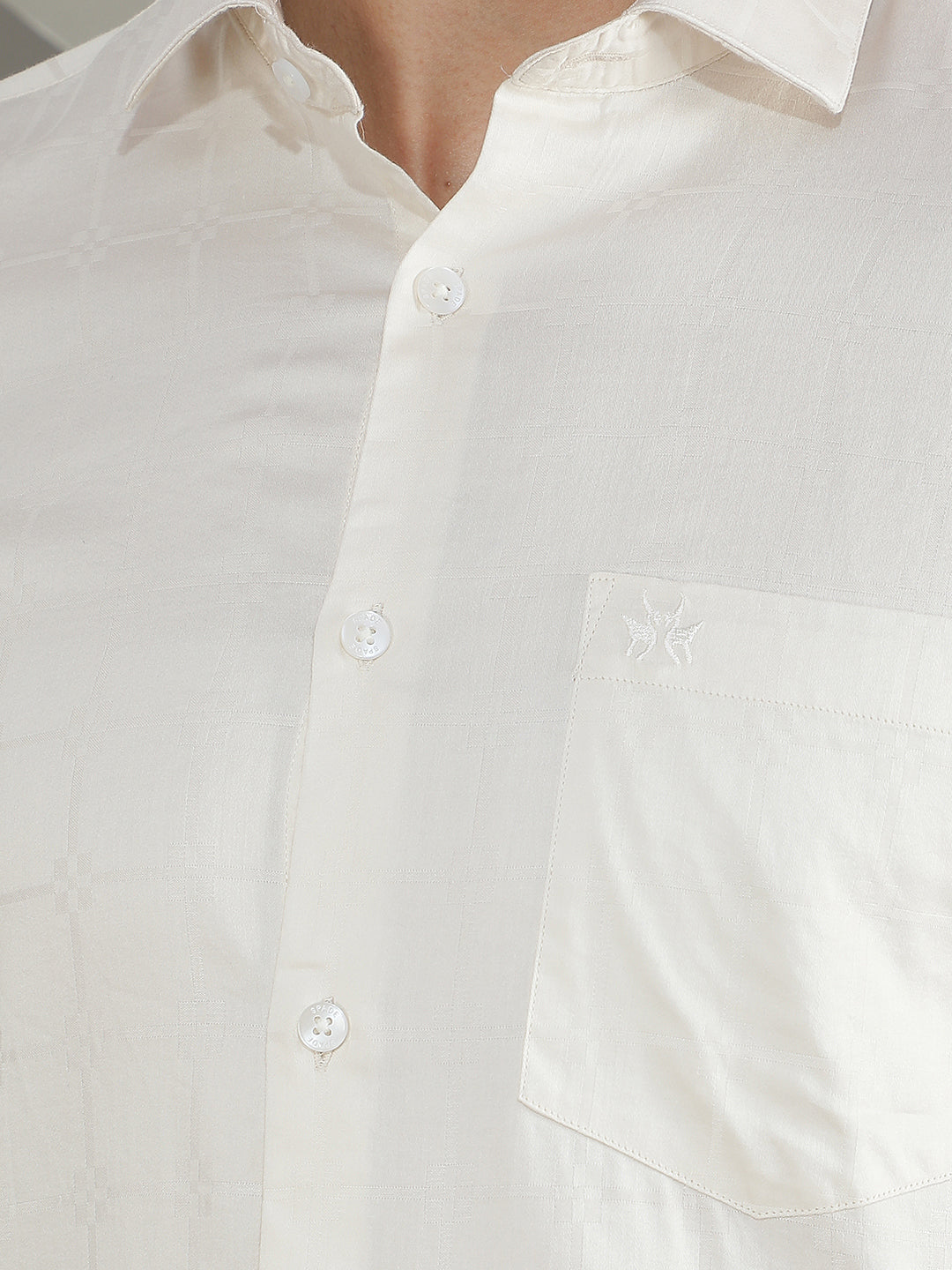 Signature Dune Beige Jacquard Shirt