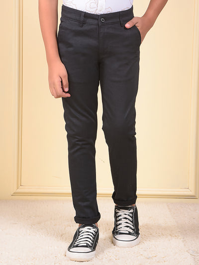 Black Printed Trousers