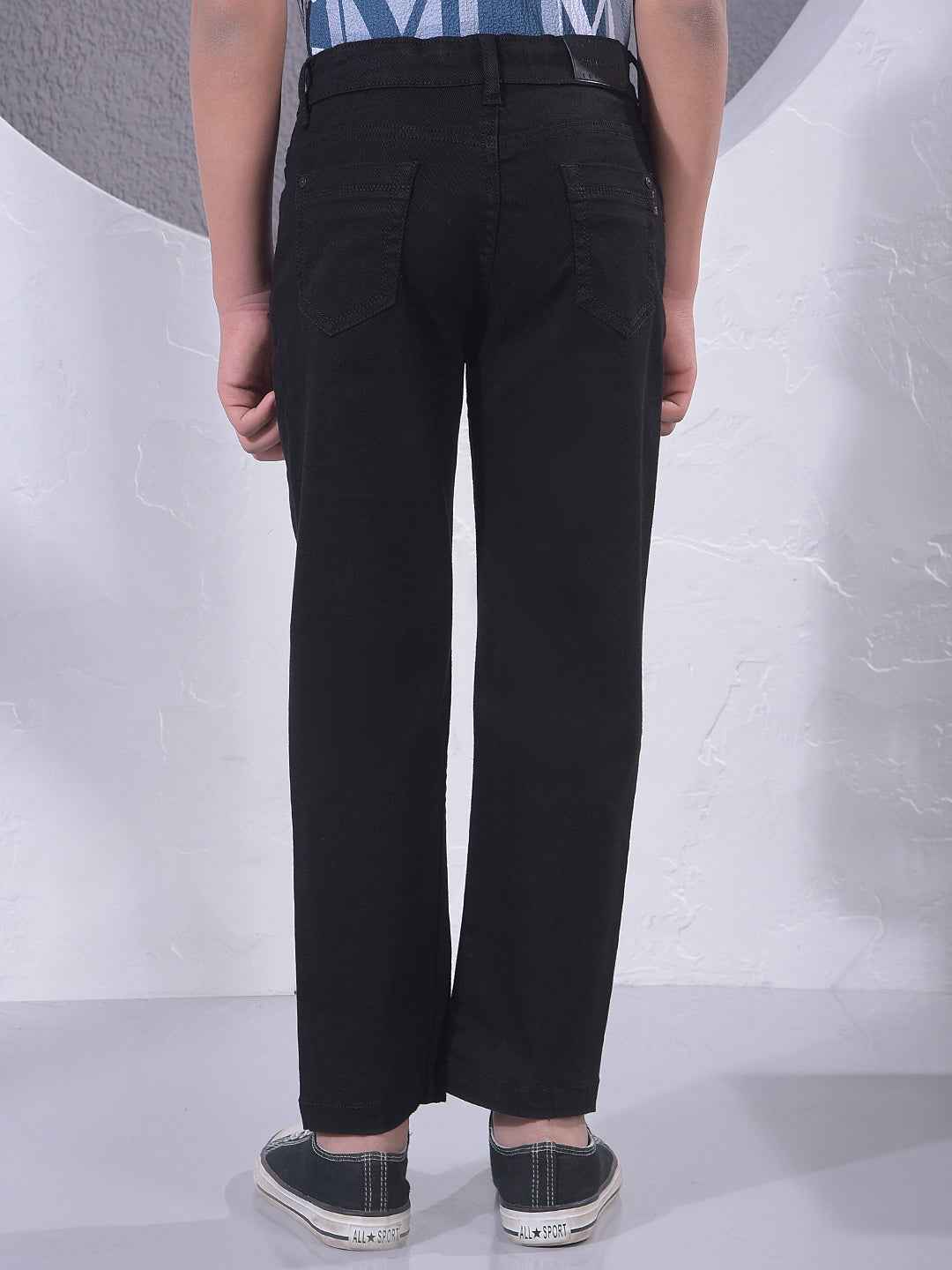 Onyx Black Sleek Street Jeans