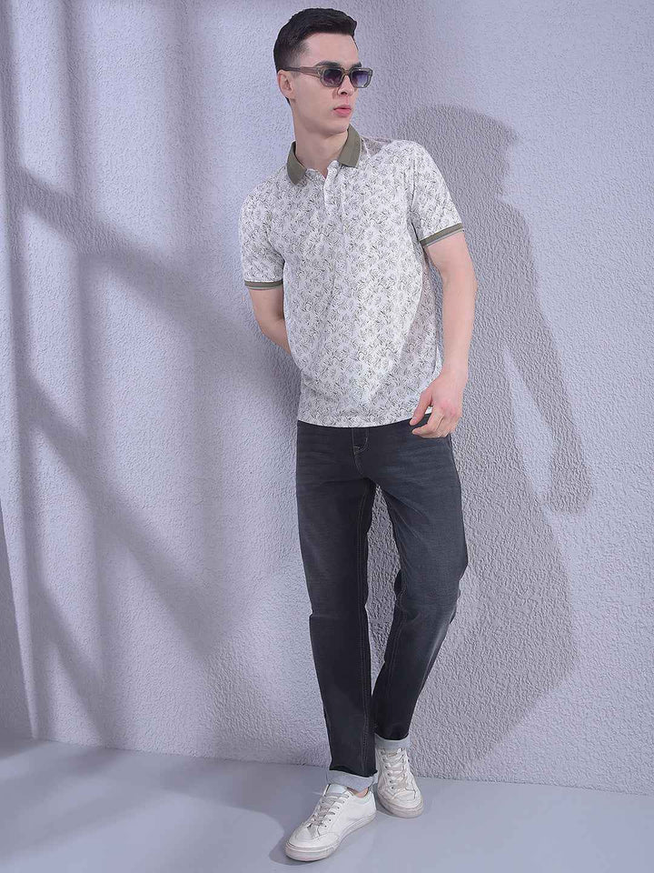 Grey Printed T-Shirt