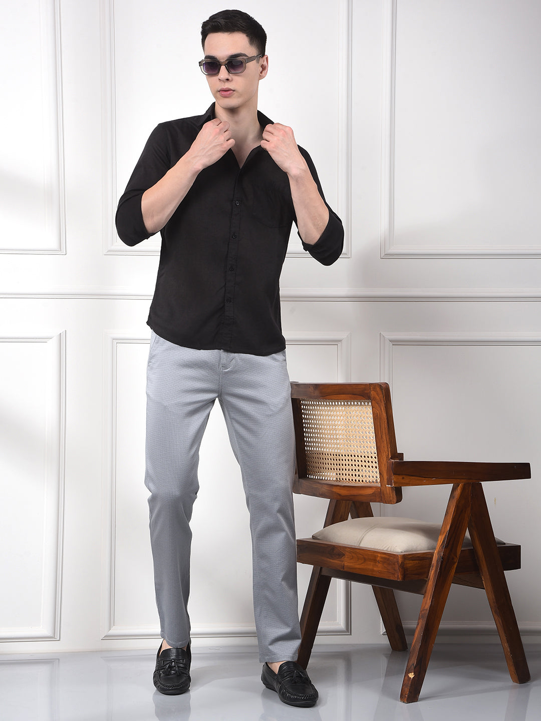 Urban Tailored Grey Trousers