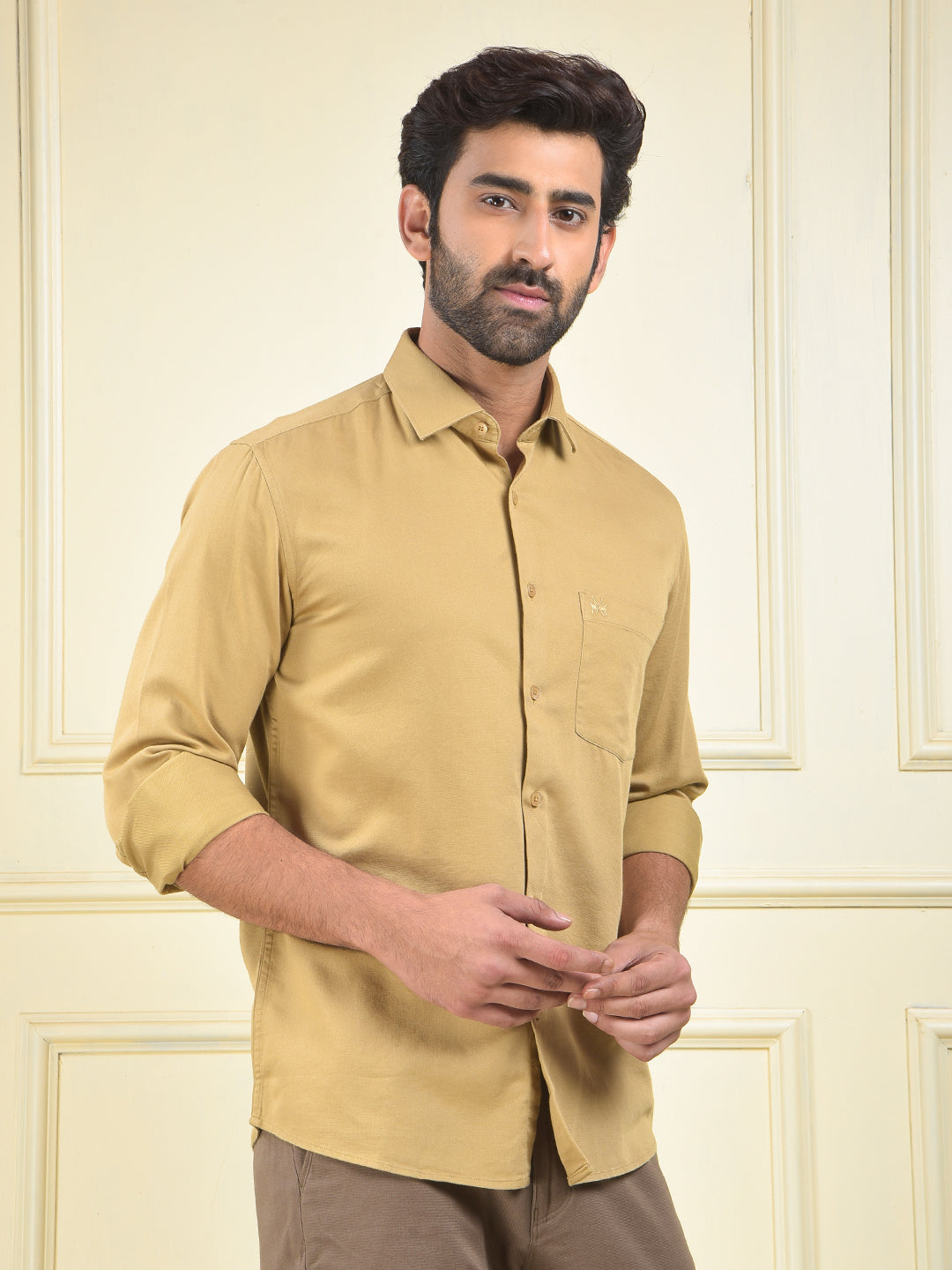 Daily Fit Beige Shirt