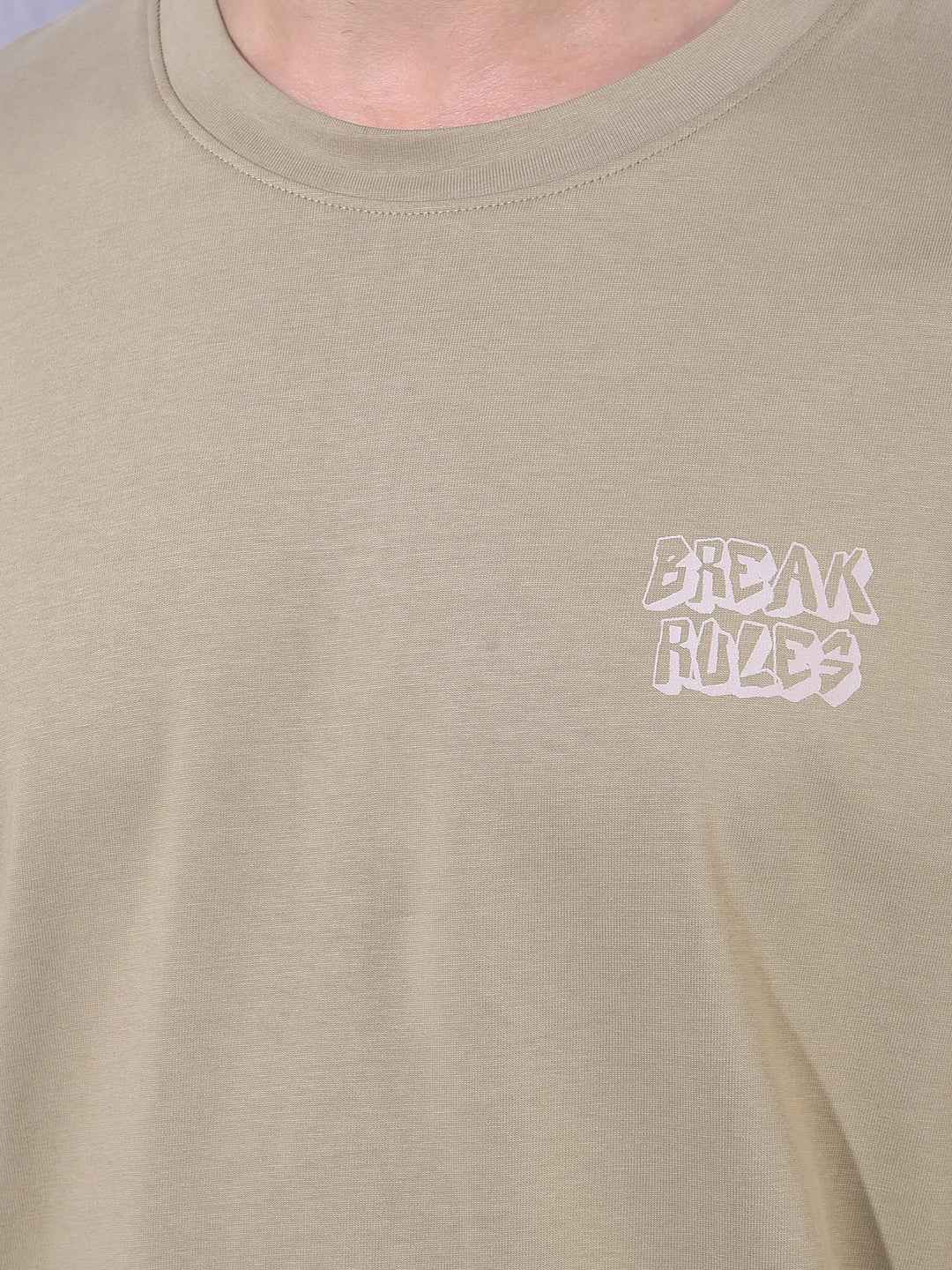 Green Graphic Print 100% Cotton Oversize T-Shirt