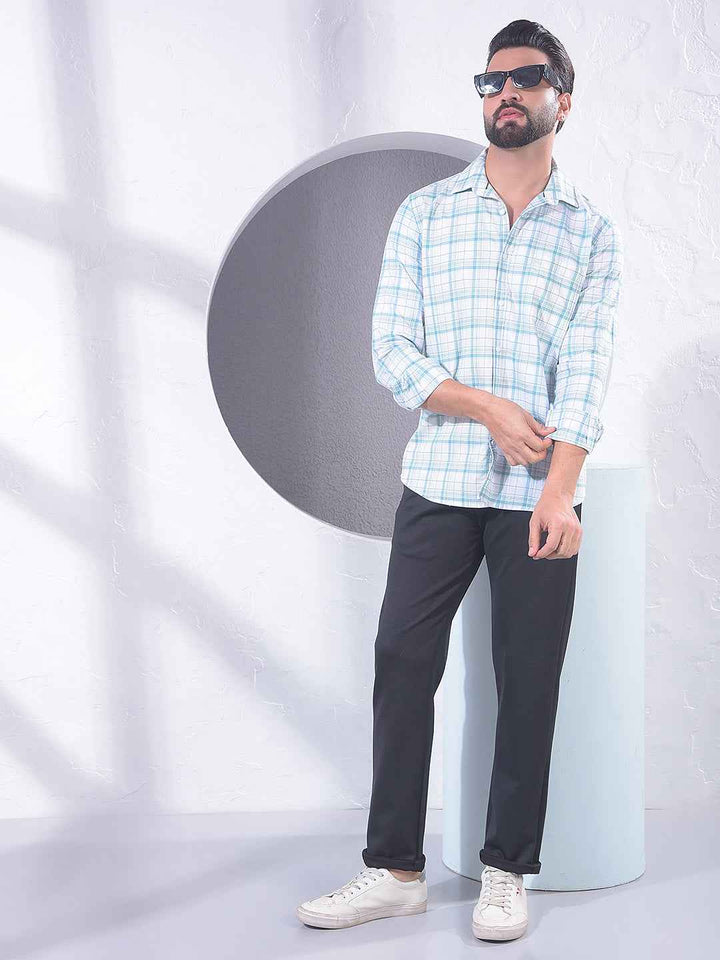 Black Contemporary Trousers