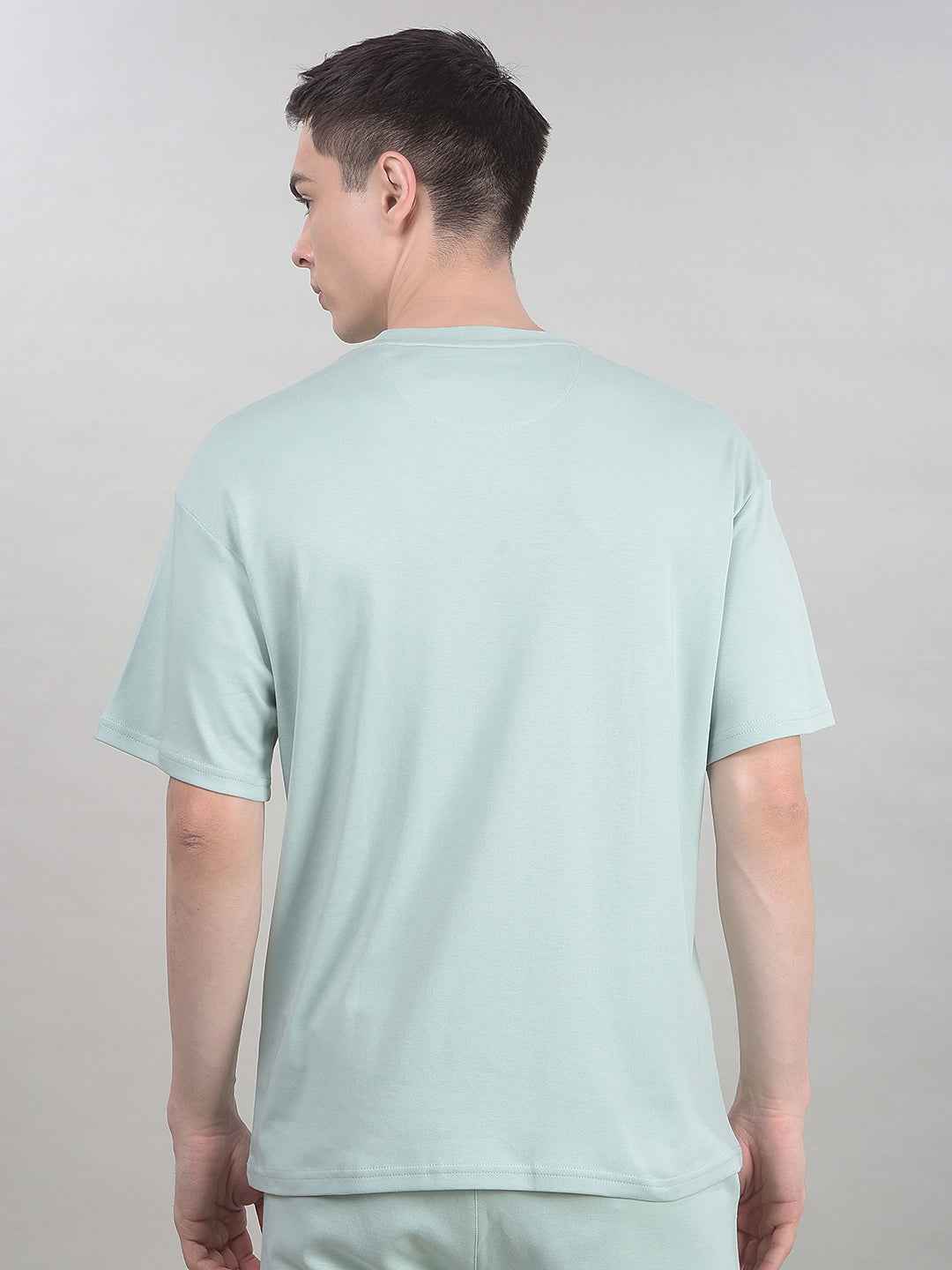 Green Typographic 100% Cotton Oversize T-Shirt