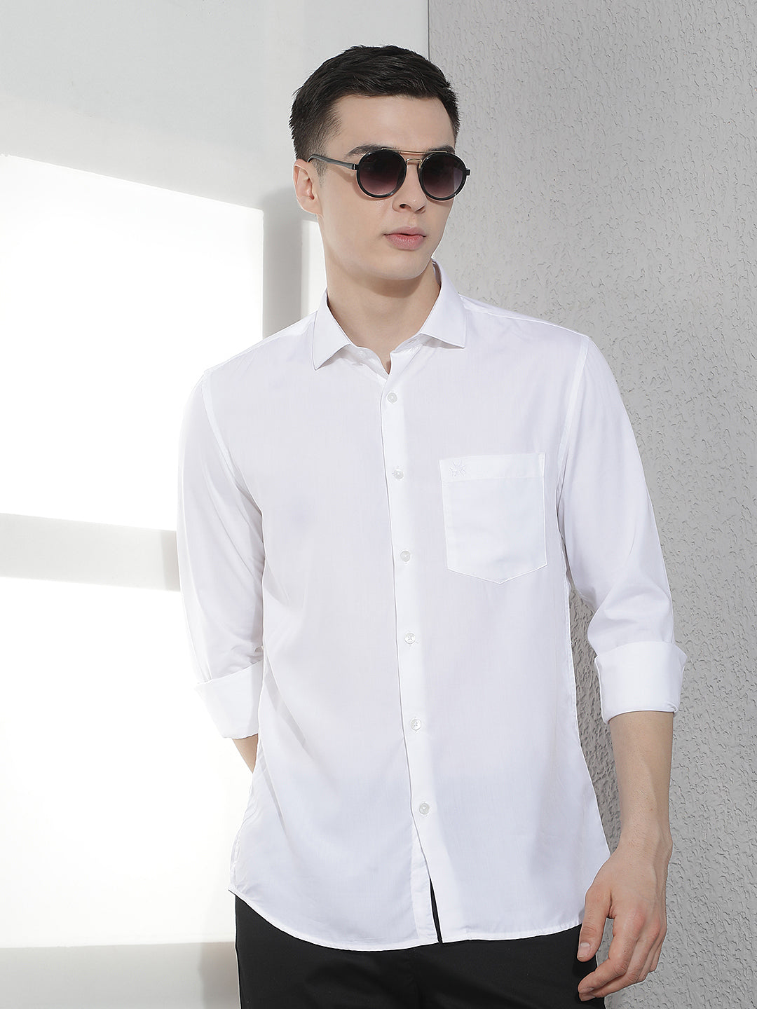 Smart White Modal Shirt