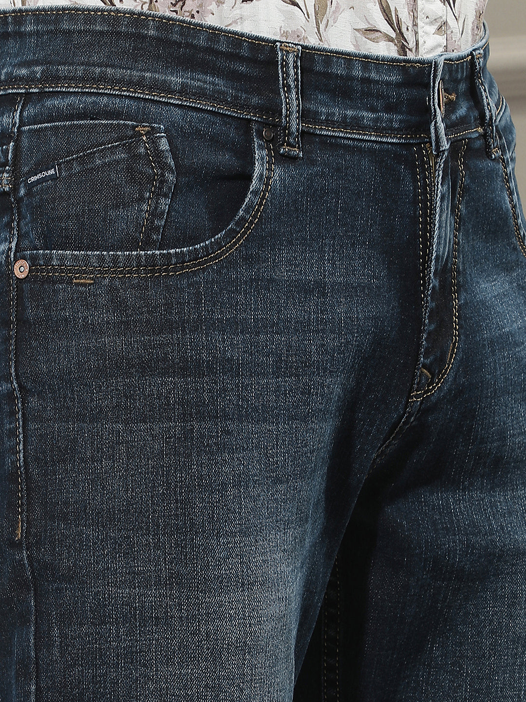 Classic Cobalt Blue Straight Jeans