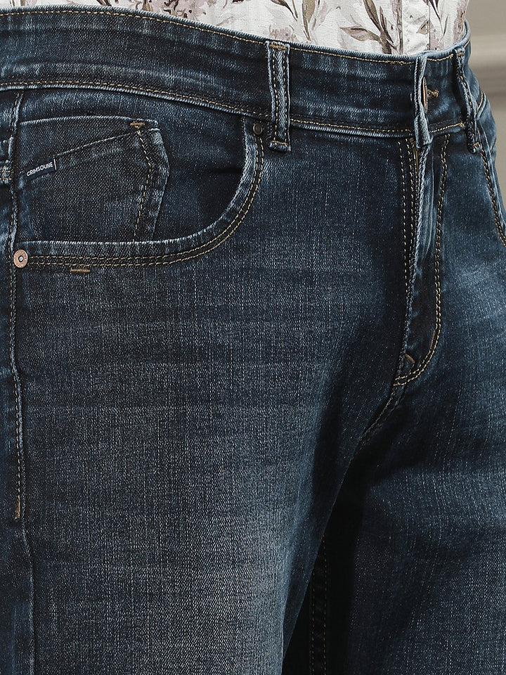 Classic Cobalt Blue Straight Jeans