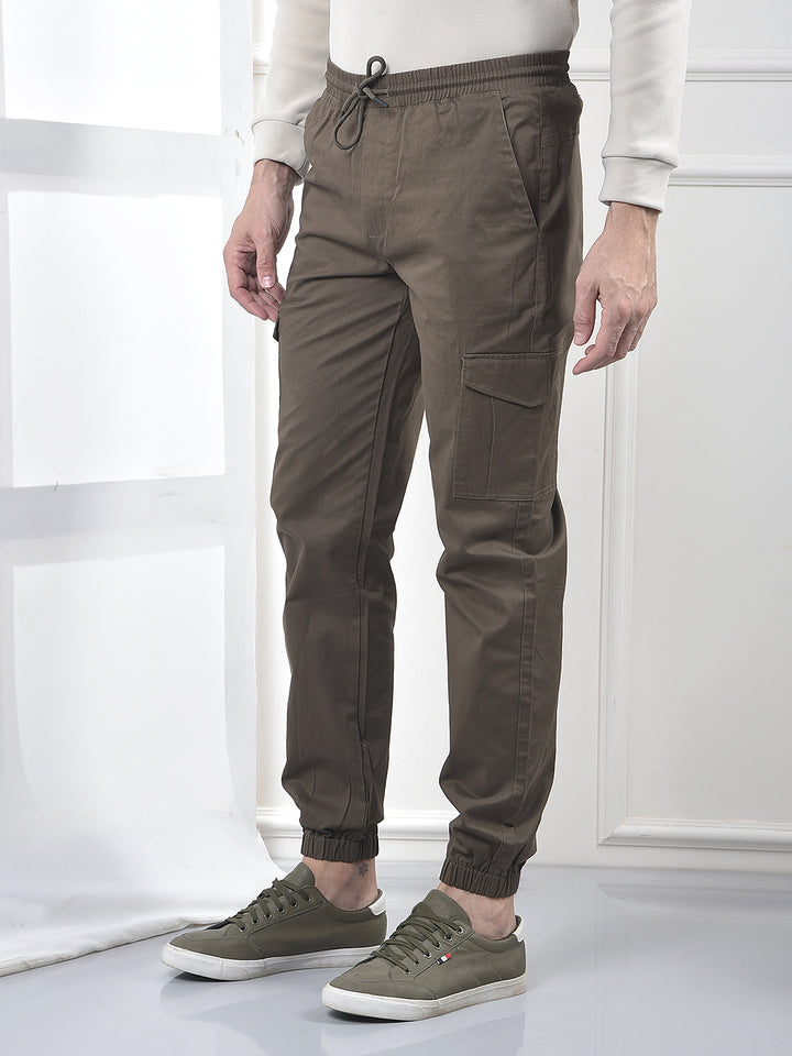 Vivid Olive Cargo Joggers