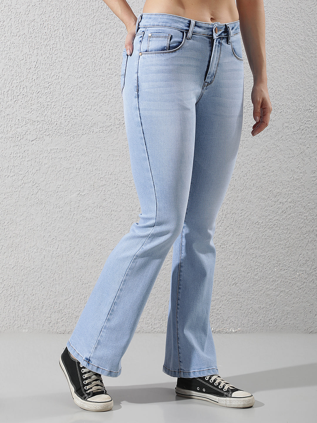 Classic Sapphire Blue Bootcut Jeans
