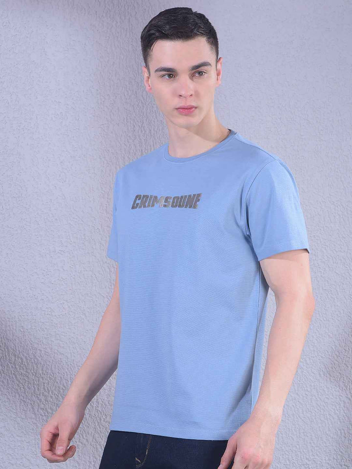 Blue Brand Logo T-Shirt