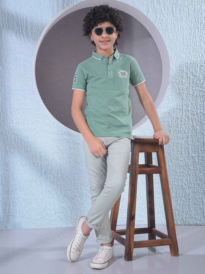 Green 100% Cotton Trousers