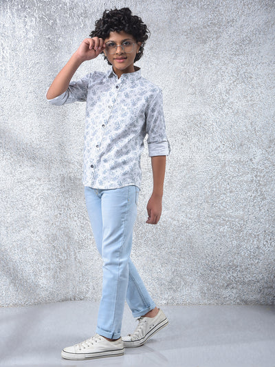 Casual Light Blue Light Wash Jeans