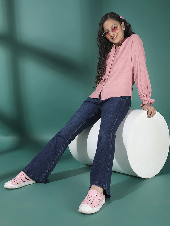 Black Bootcut High Waist Jeans