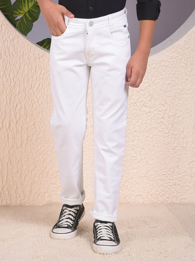 Vivid White Slim Fit Jeans