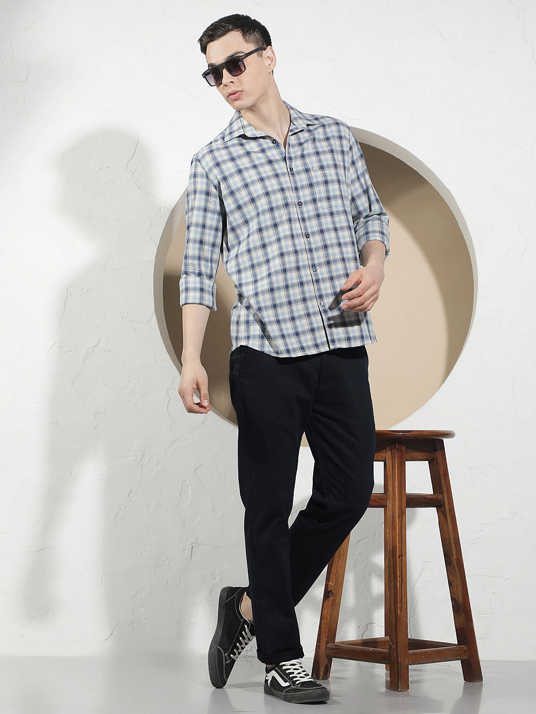 Contemporary Midnight Navy Navy Blue Trousers