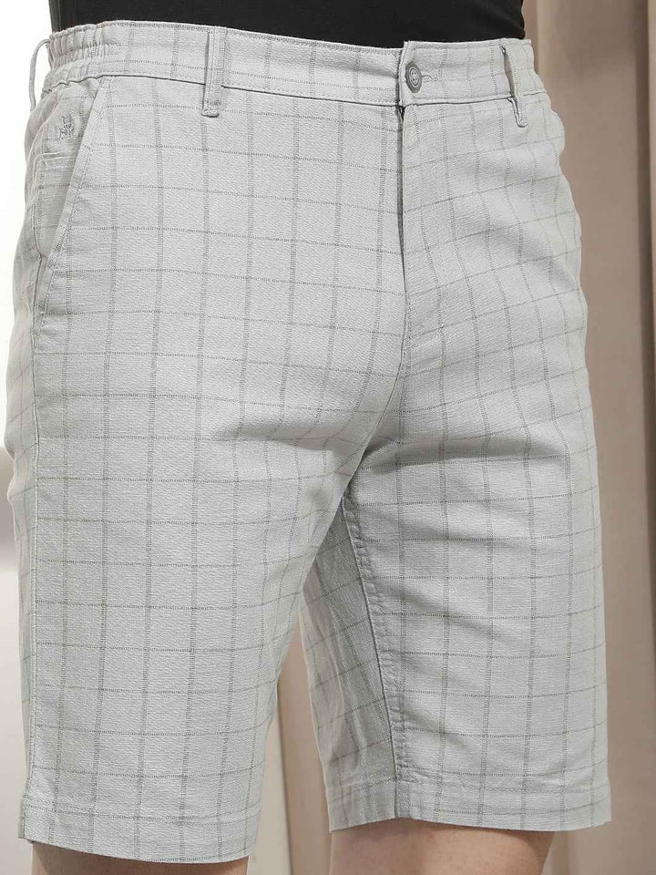 Urban Grey Checked Shorts