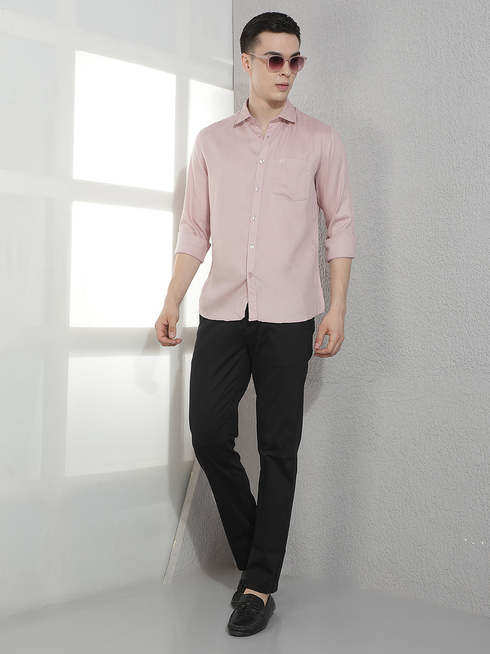Black Straight Trousers