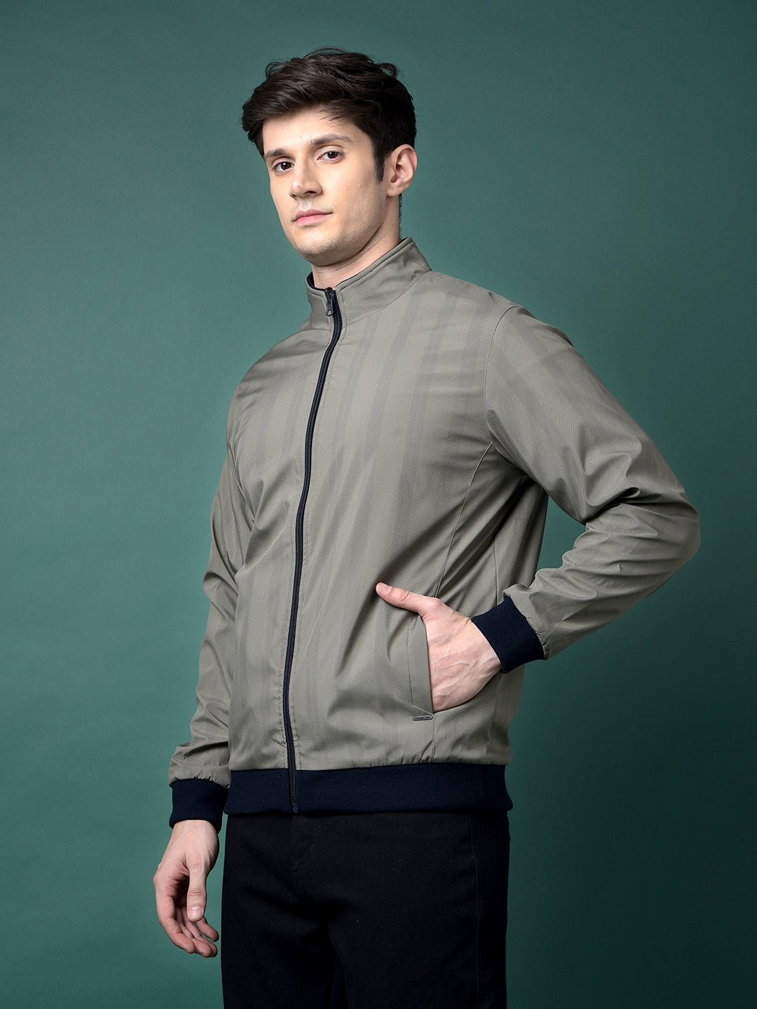 Green Reversible Jacket-Men Jackets-Crimsoune Club
