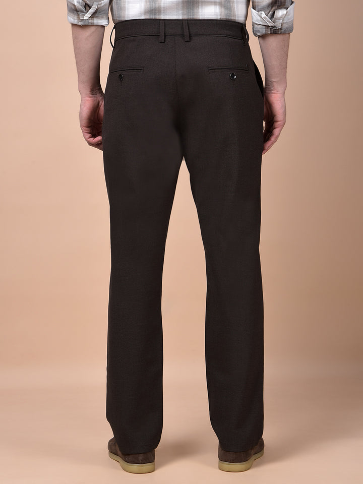 Modern Edgey Brown Trousers
