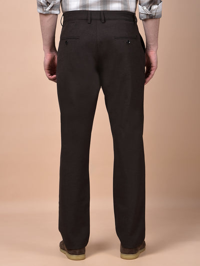 Modern Edgey Brown Trousers