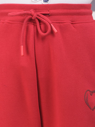 Urban Chill Red Joggers