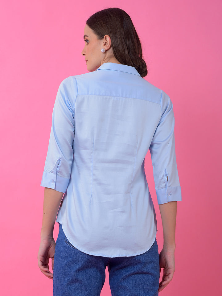 Sleek Blue Shirt