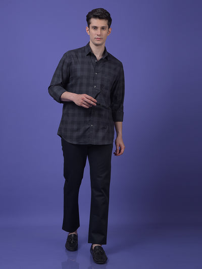 Black Printed Trousers