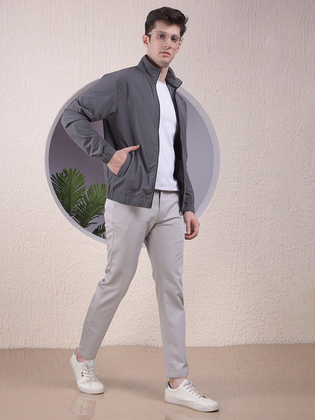 Classic Fit Cotton Trousers