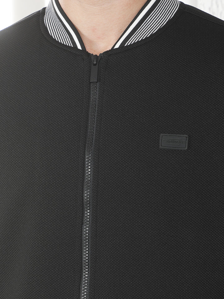 Minimalist Midnight Black Puffer Jacket