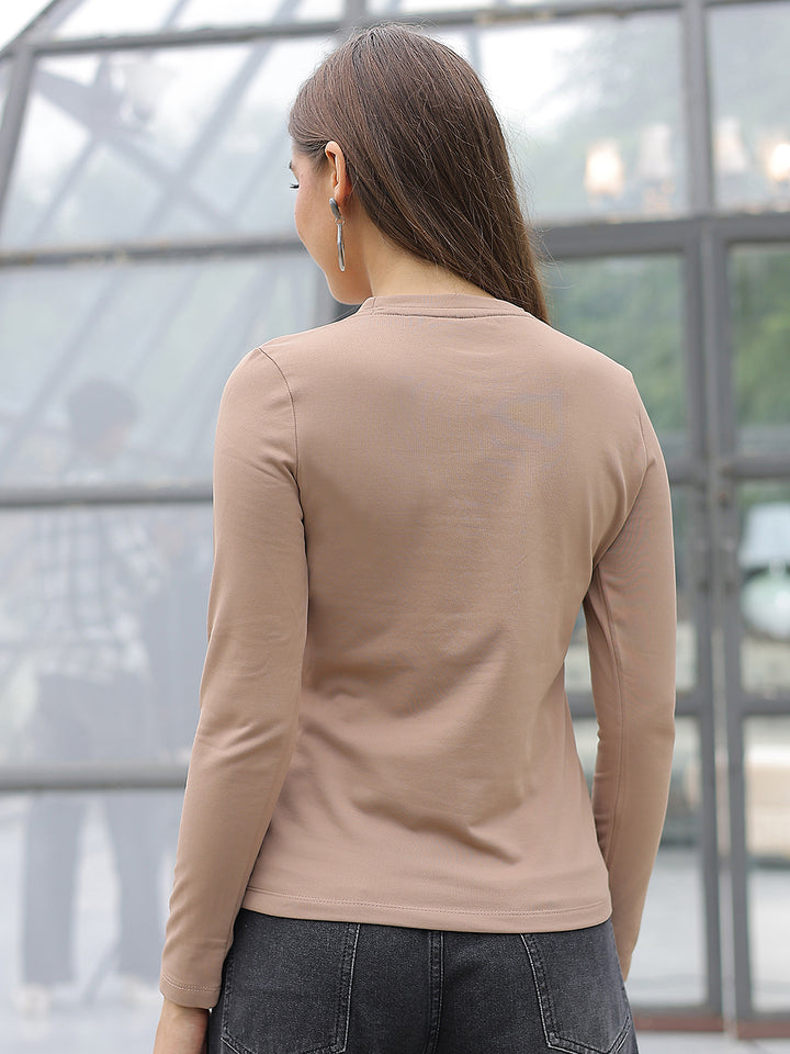 Chic Walnut Brown T-Shirt